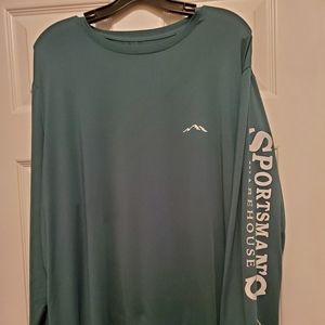 2 Men's XXL long-sleeve fishing shirts